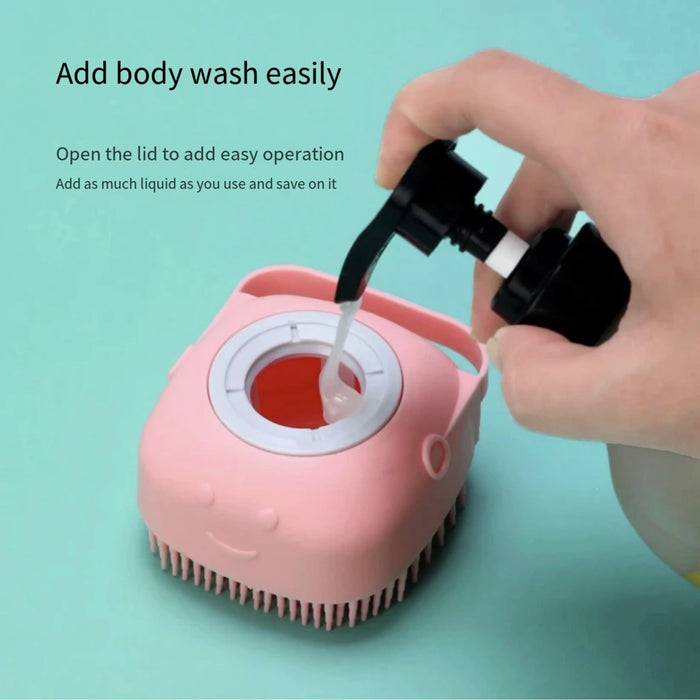 Pet Bath Washing Massage Gloves Brush