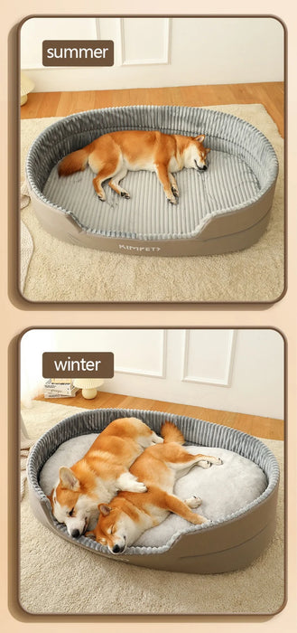 Pet Dog Sleeping Beds Soft Fleece Warm Cat Mat All Seasons